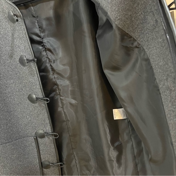 ❌SOLD❌ MUSIER Paris Samos Grey wool & cashmere Toggle Jacket - Size 38 (M) - Picture 9 of 9